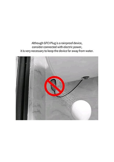 Xurunkeji Abd Fişi, 2 Adet Gfcı Fiş Değiştirme 3 Uçlu, Otomatik Sıfırlama 15 Amper Listelenen Toprak Kaçak Akım Devre Kesici Adaptörü Değiştirme