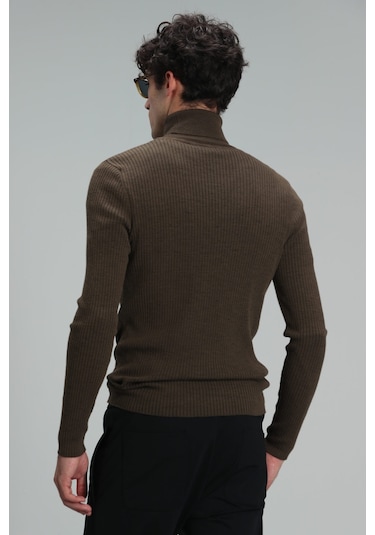 Lufian Grant Tam Balıkçı Erkek Kazak Deve Tüyü 112090103100440 Devetüyü