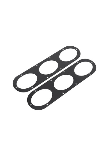 Geeroyoo 2 Adet Siyah Araba Tampon Akışkanlığı Diffüzyörü - Alüminyum Konstruksiyon, Sürüş Verimliliğini Artırır, Hız Ve Aerodinamik İyileştirir