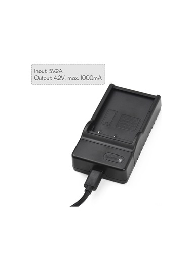 Tenfowee Ordro Kamera Şarj Cihazı - Hızlı Usb-c Şarj, Led Göstergeli, Taşınabilir Pil Şarj Aleti