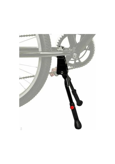 Pazly 26-29'' Bisiklet İçin Ayarlanabilir Kickstand, Orta Montajlı Çift Ayak, Siyah, Parkrafı Uygun Siyah