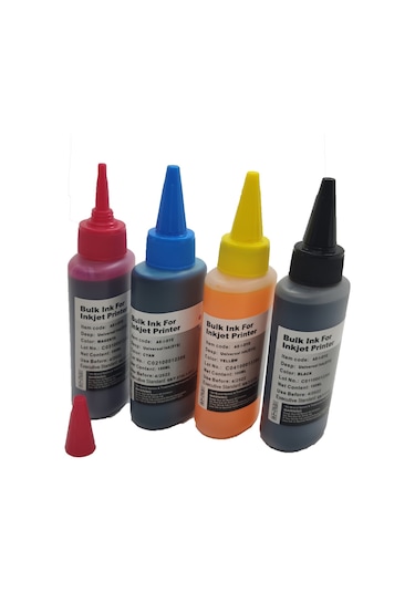 For HP Officejet 6960 Kartuş Dolum Mürekkep Seti 4X100 ML Uyumlu