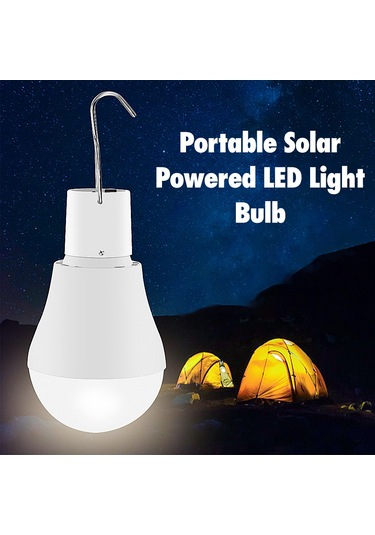 Yifomall Güneş Enerjili Ve Usb Şarj Edilebilir Led Top Lampe - Çadır, Açık Hava Ve Acil Işık İhtiyaçları İçin