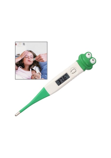 Sones Dijital Su Geçirmez Esnek Prob Lcd Ekranlı Elektronik Klinik Termometre Bebek İçin