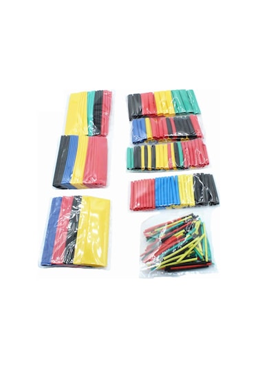 164 Adet Renkli Makaron Seti Daralan Makaron Kablo Koruyucu Kılıf