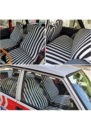 Servis Kılıfı Oto Koltuk Kılıfı Pratik Koltuk Kılıfı Zebra