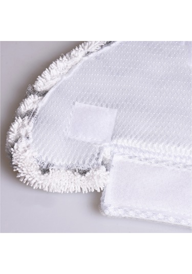 Geeroyoo Shark Lift-away Pro & Genius Steam İçin 6'lı Mikrofiber Üçgen Ve H Şekilli Yıkanabilir Paspas Takımı Beyaz