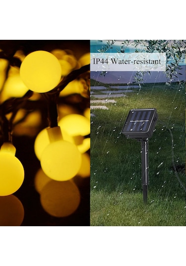 Tomshine Güneş Enerjili 50 Leds Dize Işık Ip44 Suya