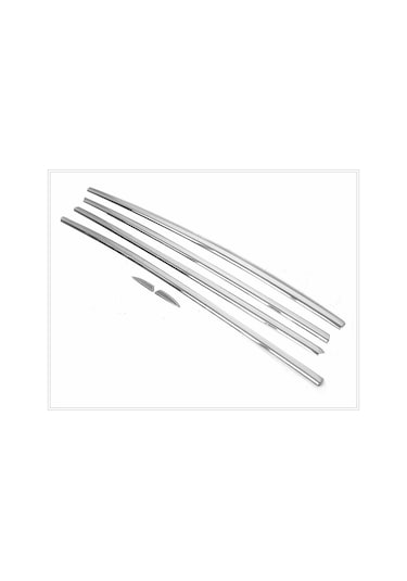 Renault Megane 4 Sedan Krom Cam Çıtası 6 Prç 2015 Üzeri P.Çelik