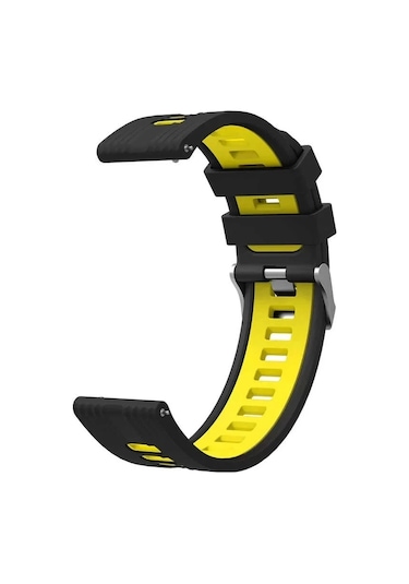 Xiaomi Redmi Watch 5 Active Çift Renkli Kordon Krd-55 Uyumlu Silikon Delikli Tasarım Kordon