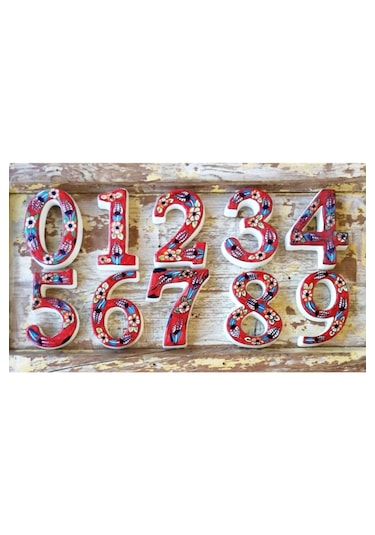 El Yapımı Seramik Kapı Numarası, Kapı Numaraları
