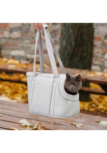 Suntek Kediler Için Evcil Hayvan Taşıyıcısı Büyük Gri