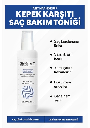 Sisteme 11 Kepek Karşıtı Tonik 150 Ml