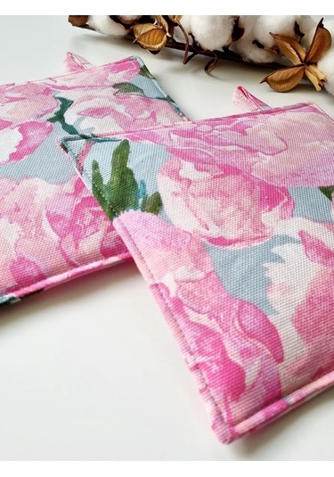Emılıy Home Pamuklu Tutacak Seti 371013954 Pembe