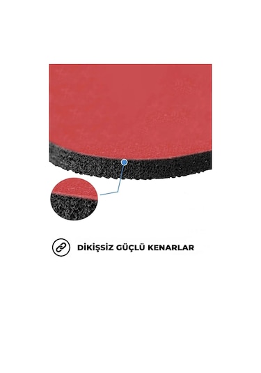 Sonictouch Astronot Temalı Siyah Pürüzsüz Yüzey Kaymaz Taban Dikişsiz Kenar Gamer Oyuncu Mouse Pad 1 Mousepad