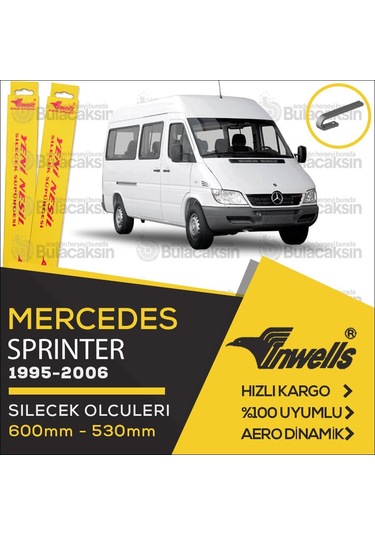 Mercedes Sprinter Muz Silecek Takımı 1995-2006 İnwells