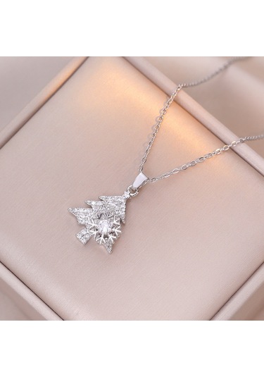 Bayan Kolye: Moda Estetiği Titanyum Çelik Kolye No.208 Çok REnkli