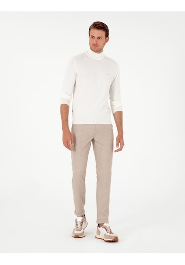 Pierre Cardin Erkek Ekru Kazak /triko 50296614-vr019 Ekru