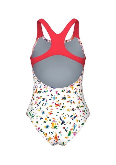 Confetti Swimsuit Swim Pro Back Çocuk Yüzücü Mayosu Çok Renkli