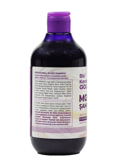 Bio Keratin Gold Turunculaşma Karşıtı Mor Şampuan 500 Ml