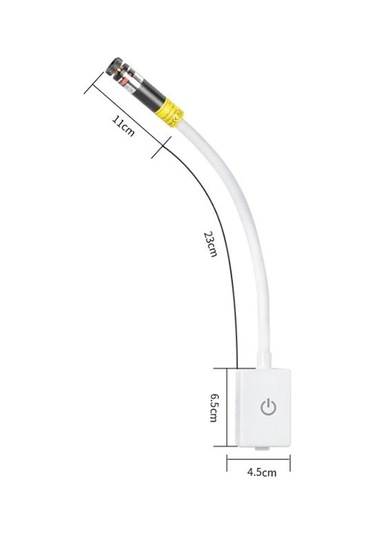 Rogfer 200mw Cross Red Light Charging Type Hose Magnetic Infrared Laser Positioning Led Work Light