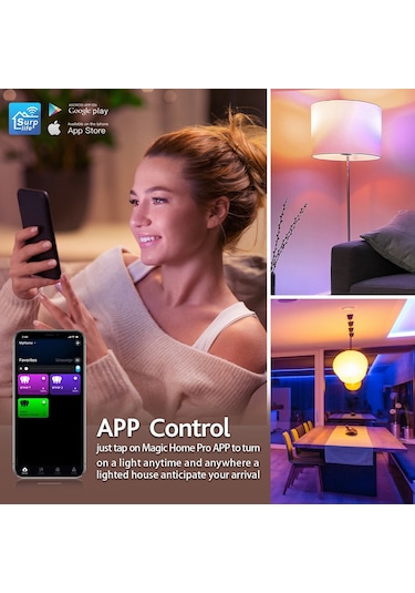 Cbtx Zj-bwbl1h-rgbww-6p 6pcs 10w Akıllı Ampuller Led Ampuller