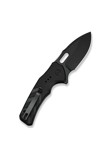 Civivi Vexron Milled Black G10 Handle Black Stonewashed 14c28n Blade Kamp Çakı Siyah