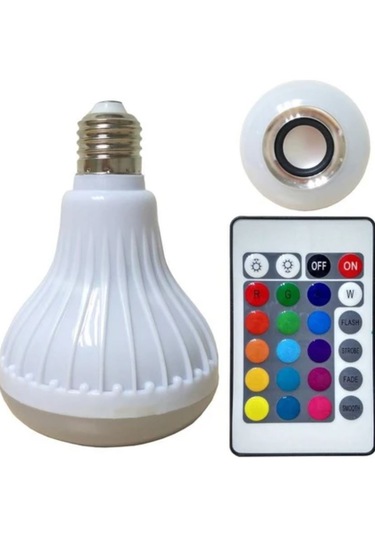 Led Hightek Gece Lambası Bluetooth Hoparlör Rgb Ledli Lamba Kuman