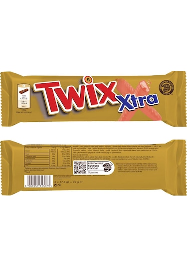 Twix Extra 75 Gr X 10 Adet