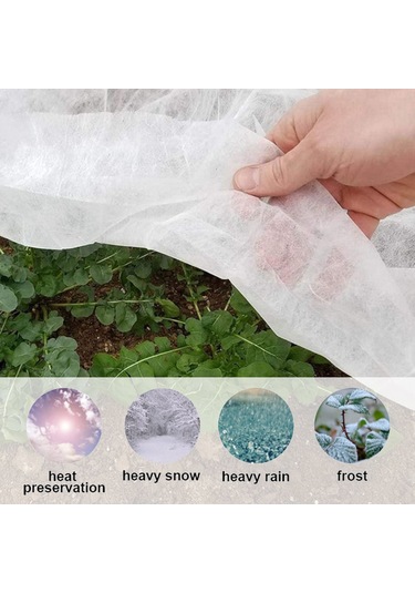 Singree 5 Adet 10 Metre Bitki Örtüsü - Don Koruma, Hızlı Büyüme Ve Yeniden Kullanılabilir Bahçe Kumaşı