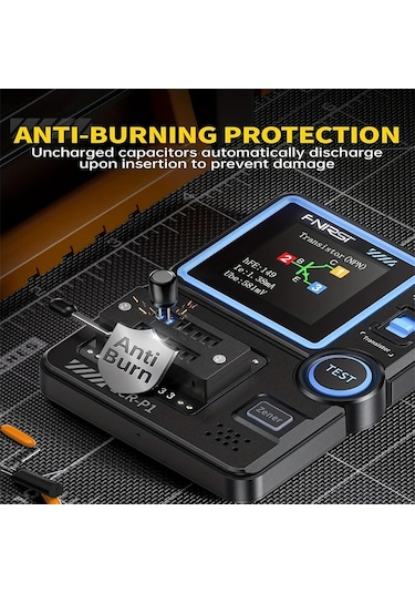 Fochsia Fnırsı Lcr-p1 Transistör Test Cihazı Kondansatör Direnç Diyot Transistör Testi Batarya Usb