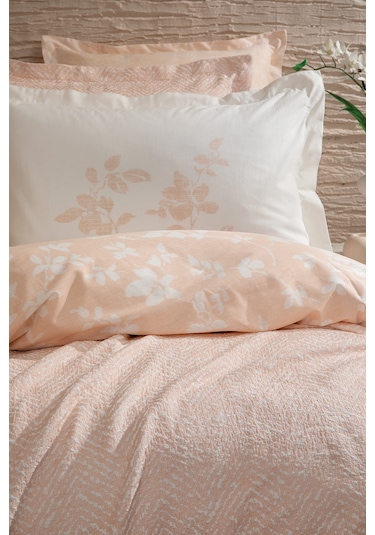 Yataş Bedding Etta Çift Kişilik Fall Winter Çeyiz Seti Pudra