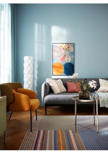 Yer Lambası, Beyaz Renk Meridyendukkan 138 Cm Lagtryck Dalgalı Model Lambader İç Mekan Aydınlatmaları