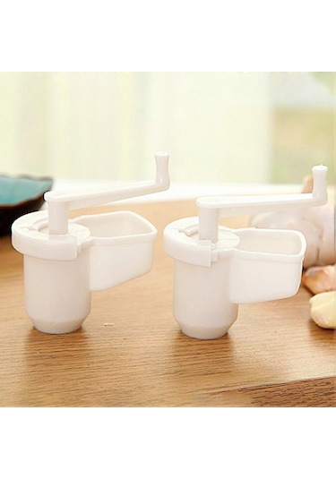 Çok İşlevli Sarımsak Zencefil Ezici Öğütücü Manuel Pres Döndürme Mutfak Aletleri Araçları Aksesuar Ev Yemek Pişirme Malzemeleri Siyah