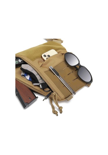 Oxford Kumaş Omuz Taktik Çantası Hırsızlık Önleyici Siyah