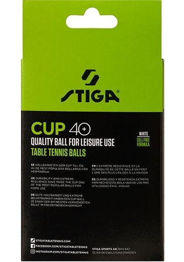 Stiga Table Tenis Ball Cup Pinpon Topu Beyaz 12li 1110-2510-12