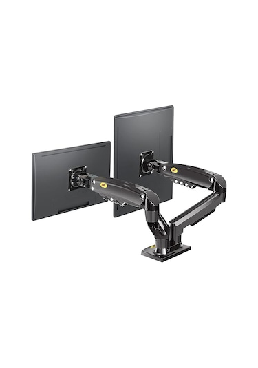 North Bayou Nb F160 17-27" Çift Kol 2-9 Kg Amortisörlü Monitör Standı
