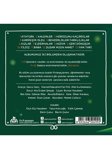 Berrin Çopur Pırlangıç 2 Çocuk Şarkıları Cd