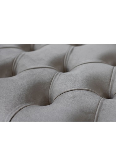 Vetra Sandıklı Bench Puf, Beyaz KREM