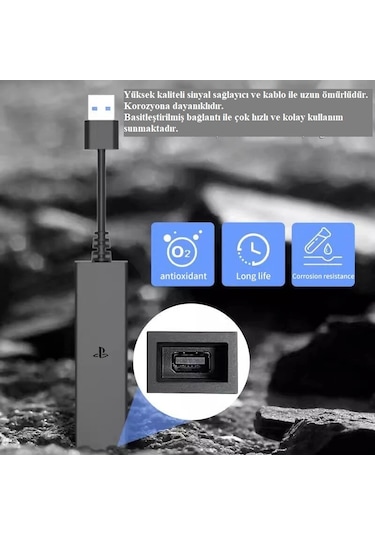 Teknoroket Sony Ps5 için Ps4 Vr Dönüştürücü Adaptör Playstation 5 Vr Adaptör