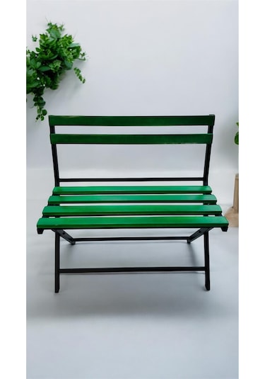 Modern Balkon Bahçe Mutfak Bistro Set Katlanır Masa-sandalye Yeşil