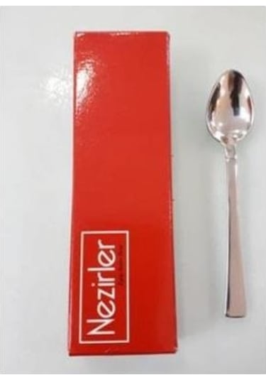 Nezirler 001 Sade Çelik Çay Kaşık 0.5 Mm 12'li