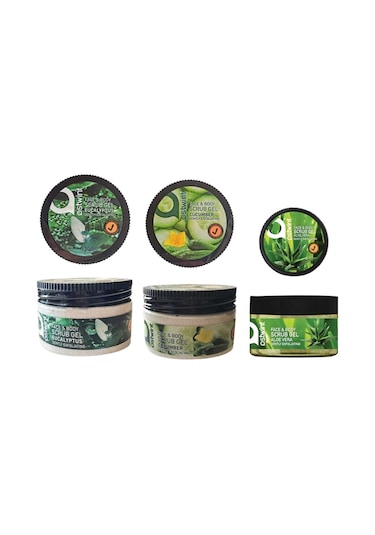 Ostwint 3 Lü Peeling Maske Scrub 300 ML 3 Lü Set