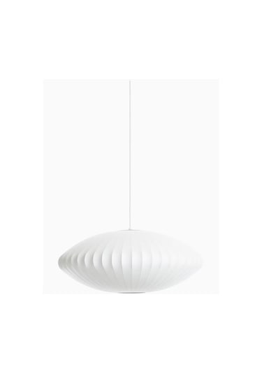 Qdec Japon İpek Avize Elips 60 Cm Beyaz