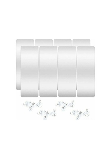 Geeroyoo Kediler İçin Mobilya Koruyucu Set: 8 Adet Şeffaf Pvc Kaplama Ve 20 Çivi