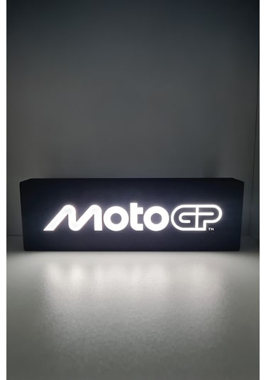 Motogp Tasarımlı Gece Lambası Dekoratif Aydınlatma Çok Renkli