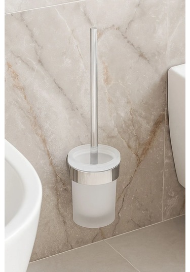 Pirenei Tuvalet Fırçalık - Krom Krom