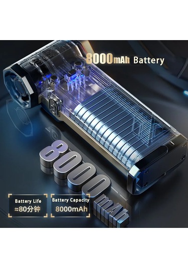 Elektrikli Hava Turbo Fan Taşınabilir Turbo Jet Fan 130000rpm El Fırçasız Motor Altın