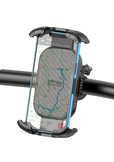 Exenaar Motosiklet - Bisiklet Telefon Tutucusu Siyah