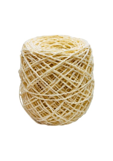 Çanta Aksesuar 100 Gr Sarılmış Kağıt İp Krem Simli